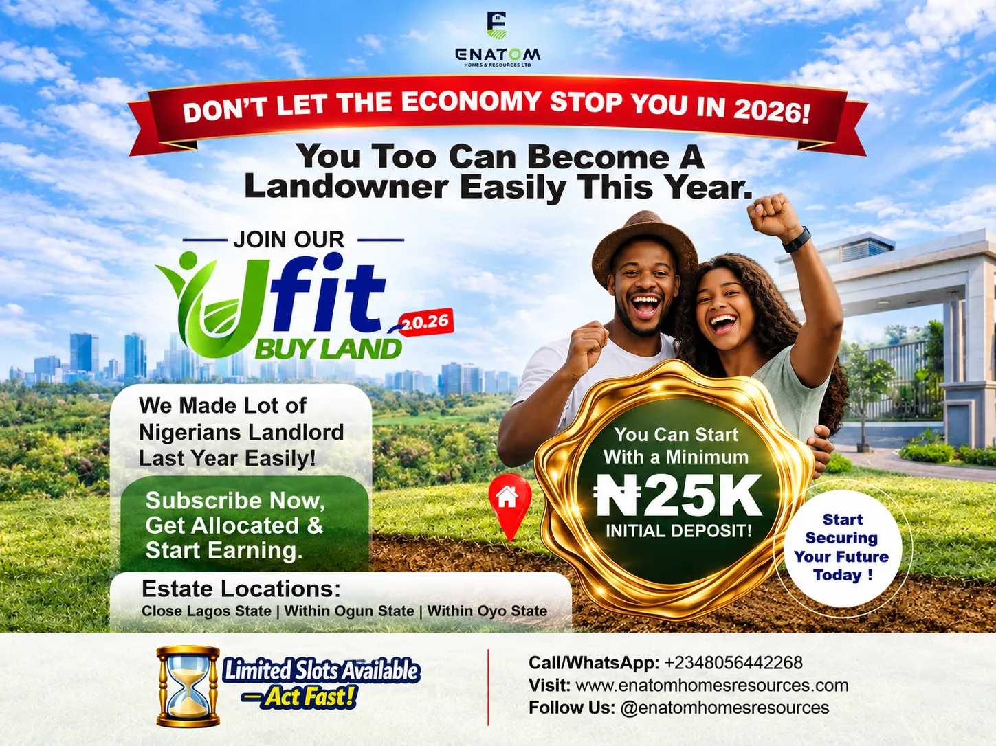 UfitBuyLand — Own land in Nigeria's fastest-growing corridors